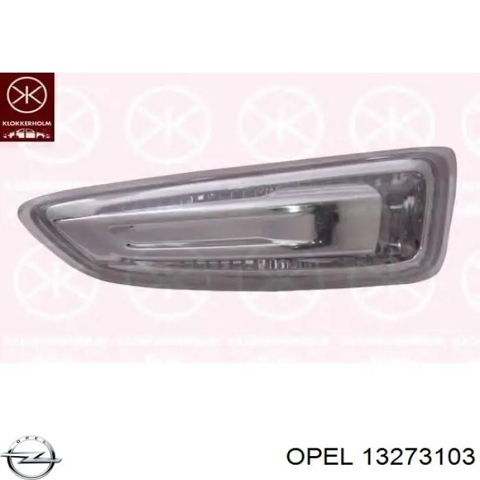 13273103 Opel luz intermitente guardabarros derecho