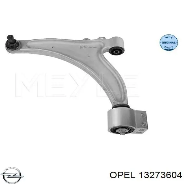 13273604 Opel barra oscilante, suspensión de ruedas delantera, inferior izquierda