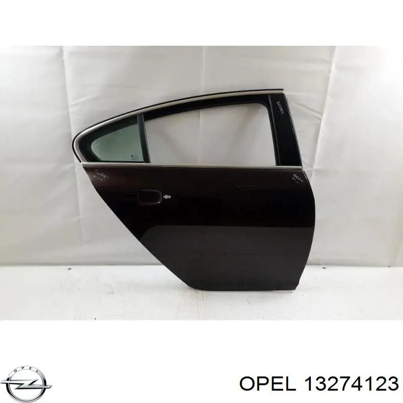 124101 Opel puerta trasera derecha