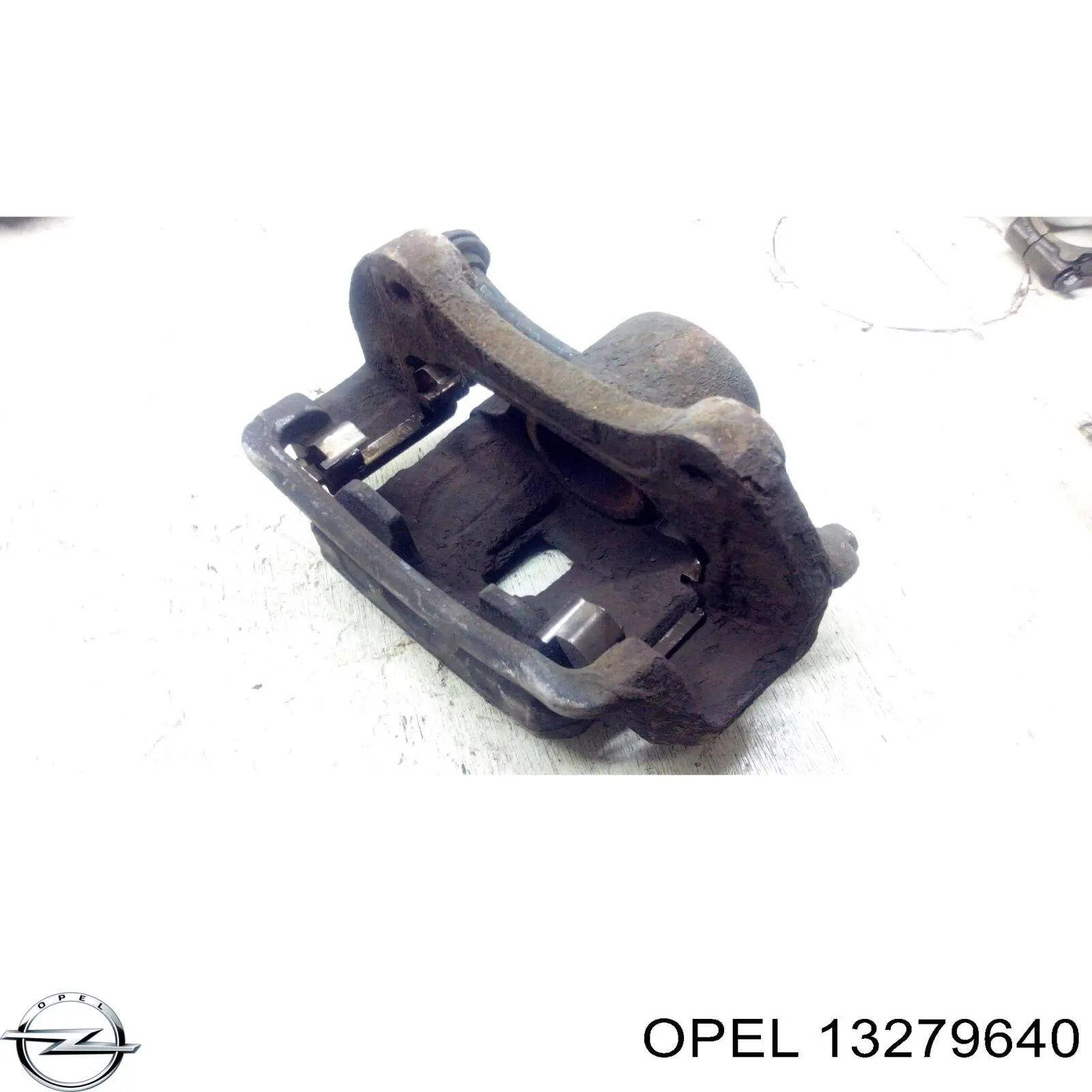 13279640 Opel pinza de freno delantera izquierda