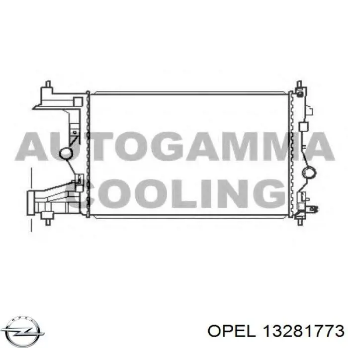 Água radiador Opel 13281773 precio, desde 81,12 EUR