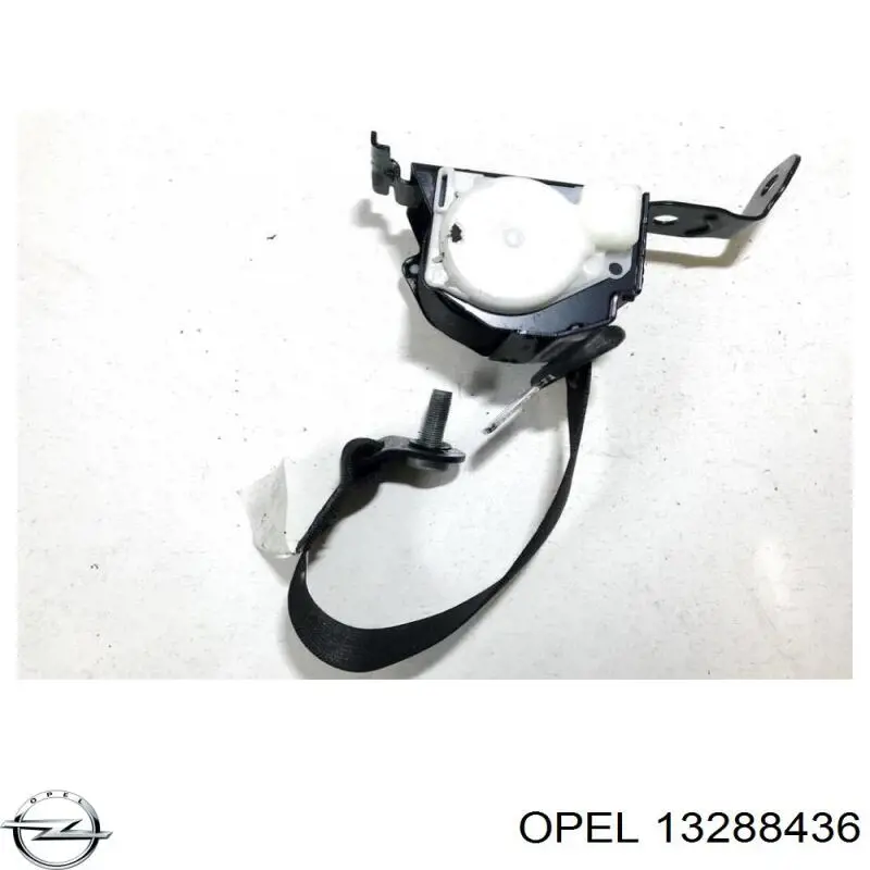 13288436 Opel cinturón de seguridad trasero izquierdo