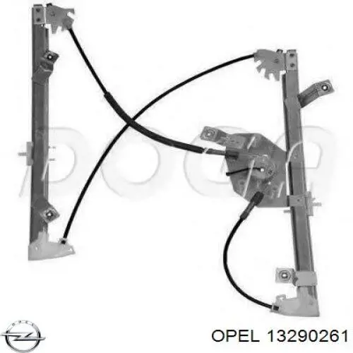 13290261 Opel mecanismo de elevalunas, puerta delantera izquierda