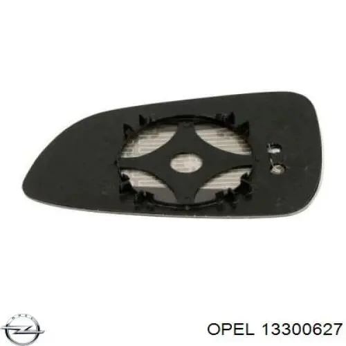 13300627 Opel cristal de espejo retrovisor exterior derecho