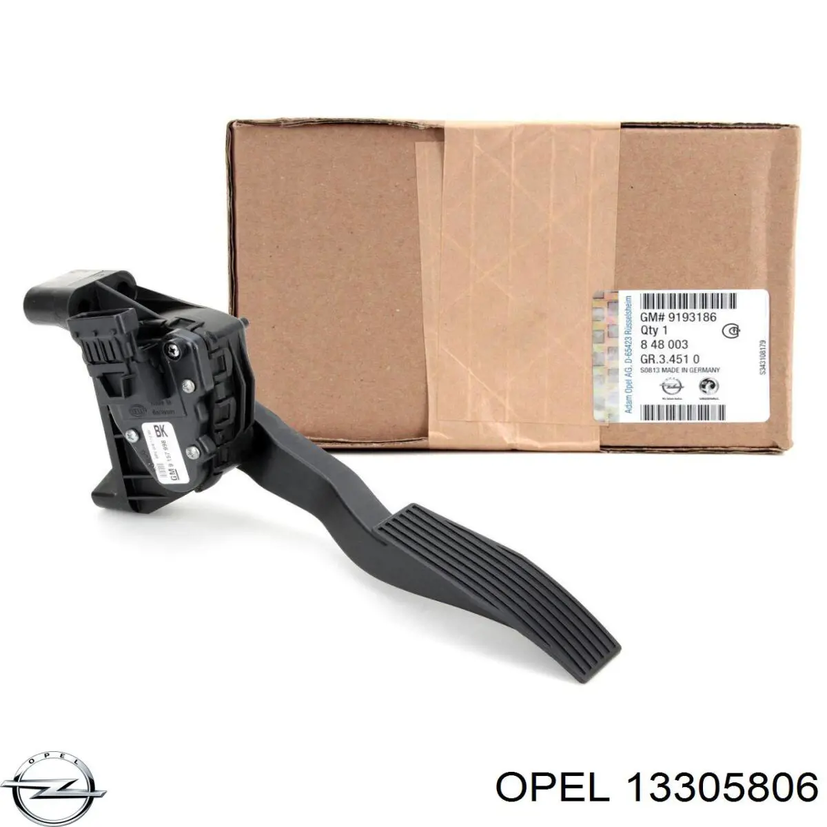 13305806 Opel pedal de acelerador