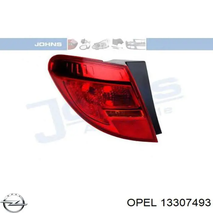 Piloto trasero exterior izquierdo Opel 13307493 precio, desde 119,06 EUR