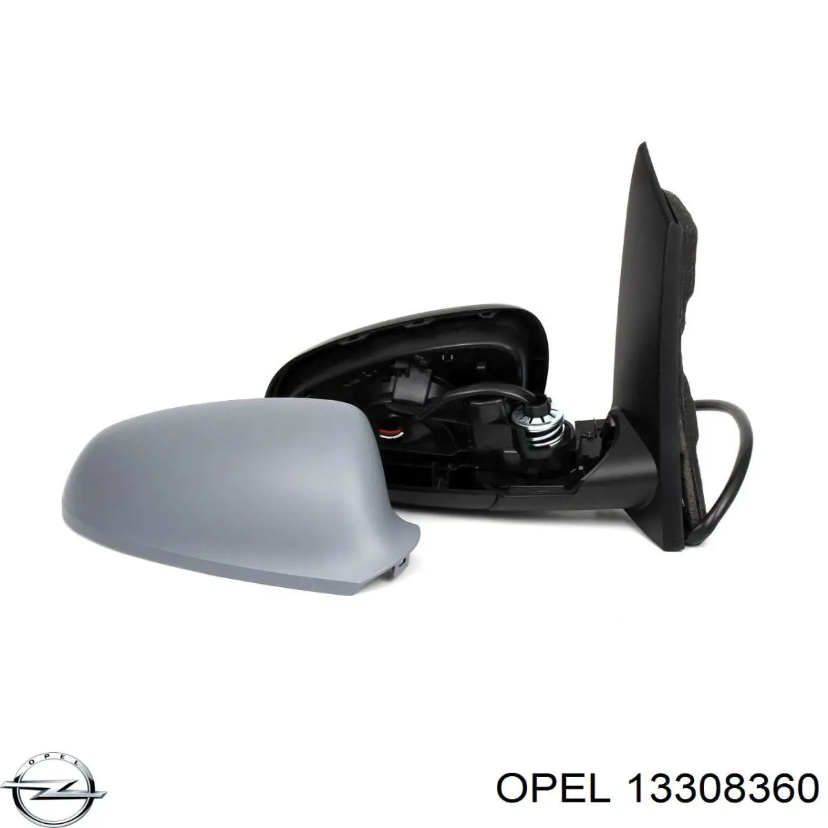 13308360 Opel espejo retrovisor derecho