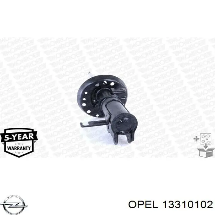 13310102 Opel amortiguador delantero derecho