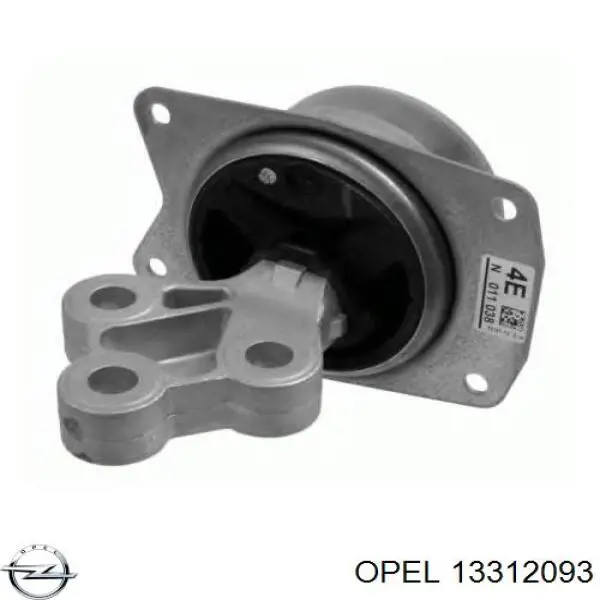 13312093 Opel soporte motor izquierdo