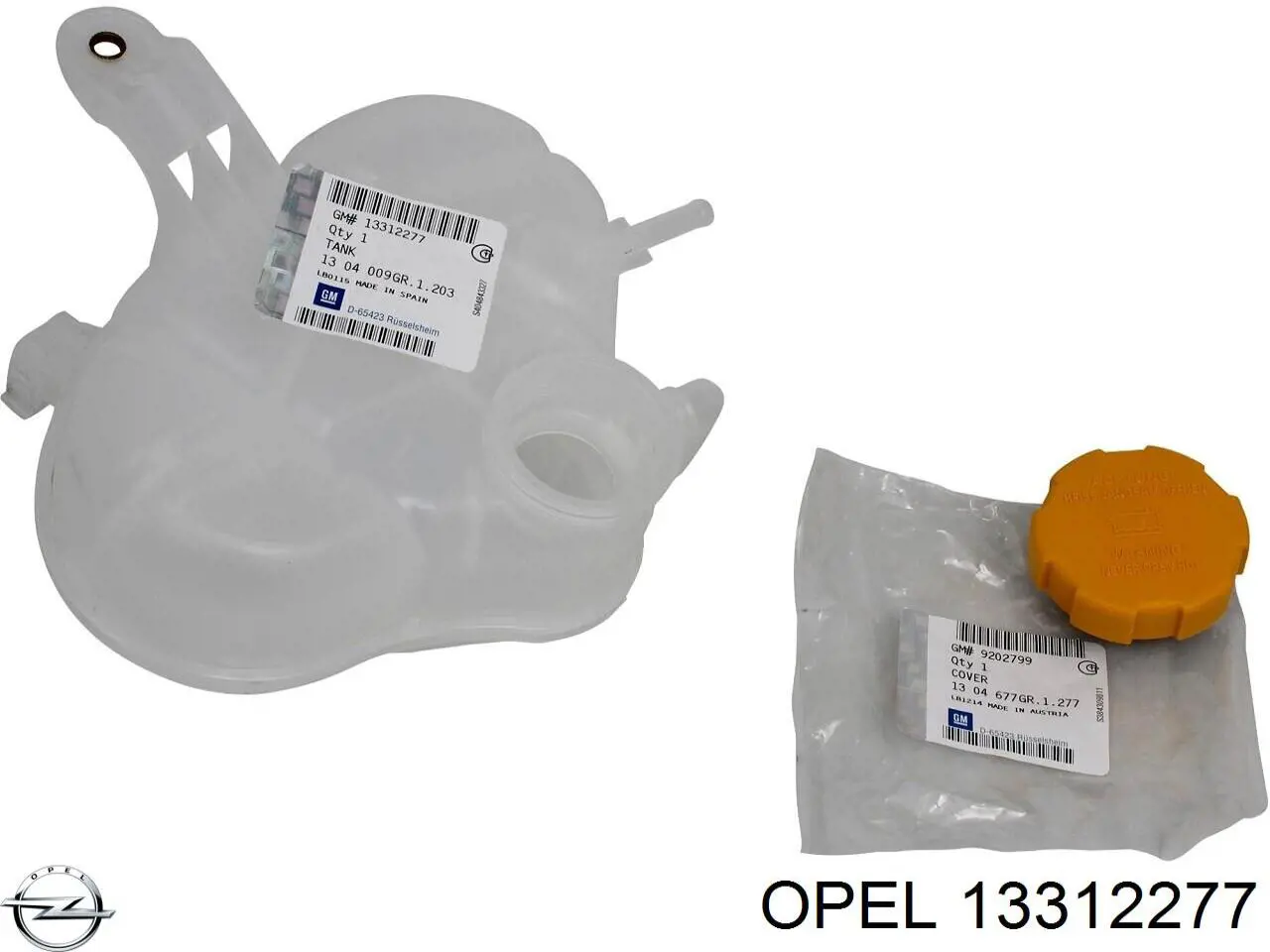 Botella expansion Opel 13312277 precio, desde 21,04 EUR