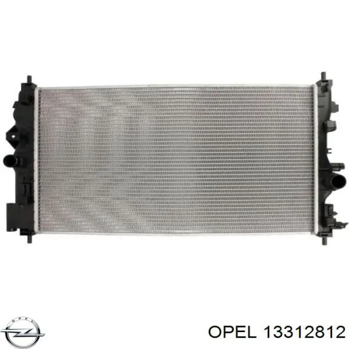 13312812 Opel radiador refrigeración del motor