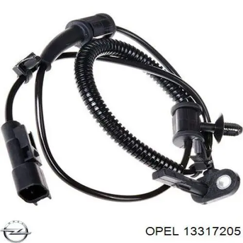 13317205 Opel sensor abs trasero