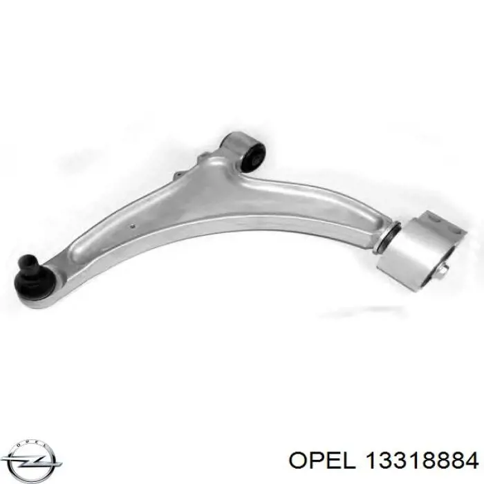 Brazo inferior izquierdo de la suspensión delantera Opel 13318884 precio, desde 55,18 EUR