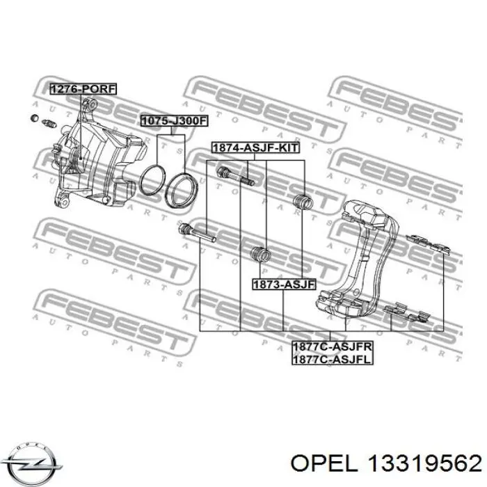 Kit de reparación, pinza de freno delantero ABS 63271 precio, desde 5,26 EUR