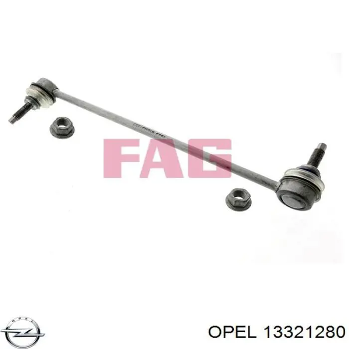 Bieleta estabilizadora delantera 13321280 Opel