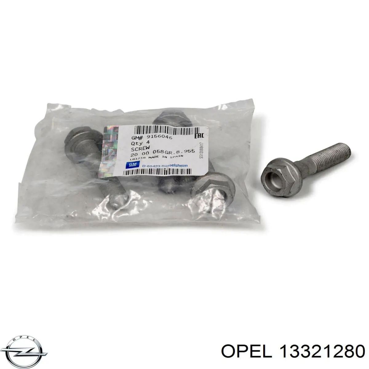 13321280 Opel Bieleta estabilizadora delantera