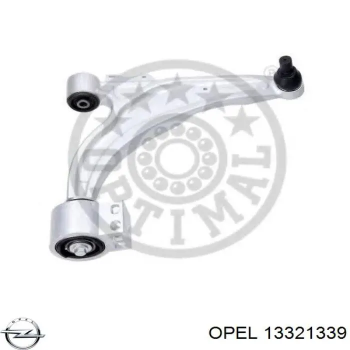13321339 Opel barra oscilante, suspensión de ruedas delantera, inferior derecha