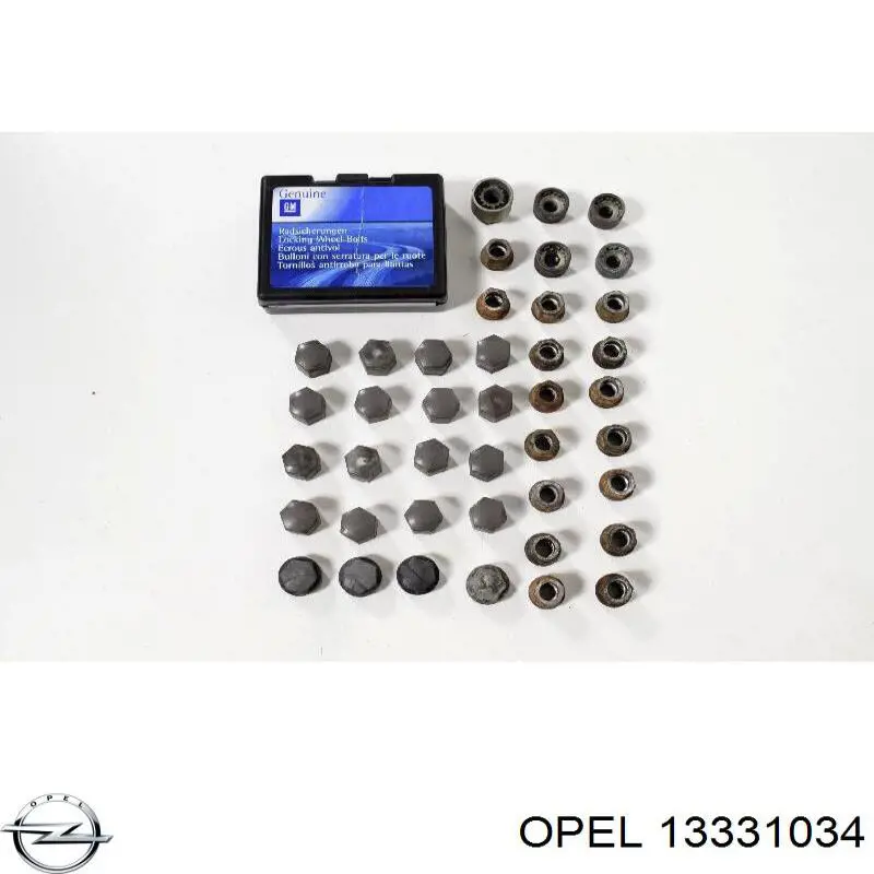 Tuercas de rueda 13331034 Opel