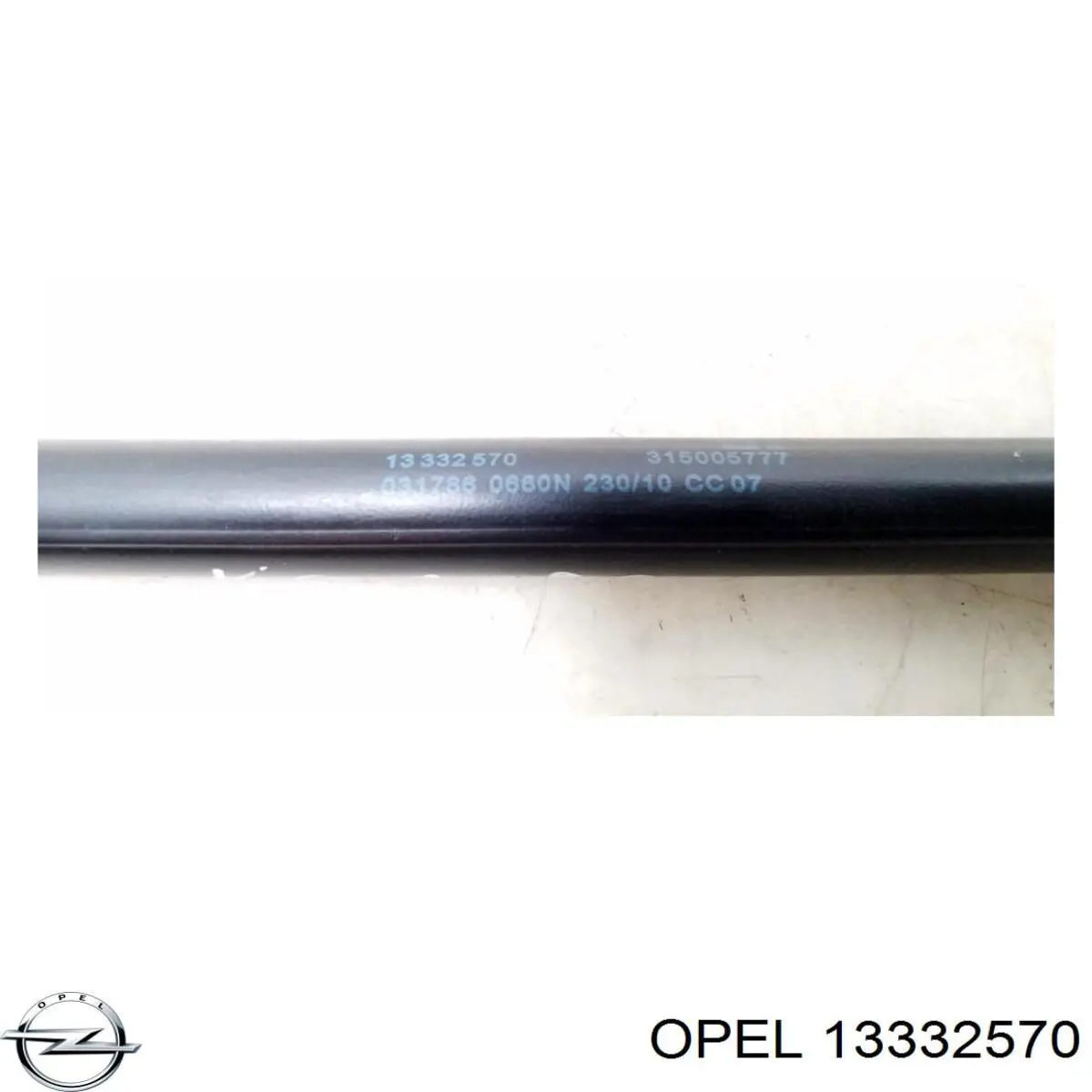 Amortiguador maletero 13332570 Opel