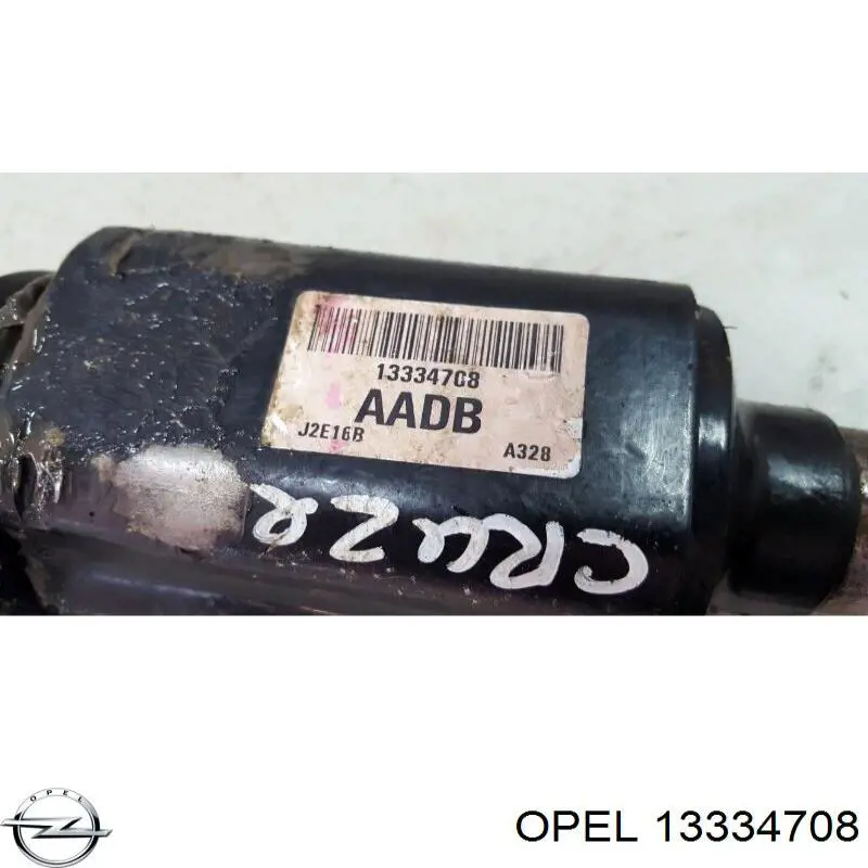 13334708 Opel árbol de transmisión delantero izquierdo