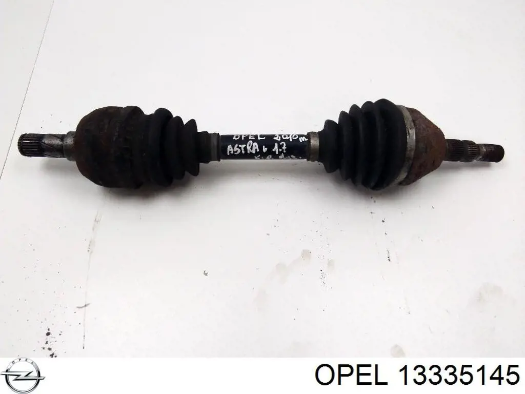 165125 Opel árbol de transmisión delantero izquierdo