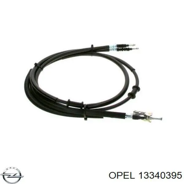 13340395 Opel Cable de freno de mano trasero derecho/izquierdo