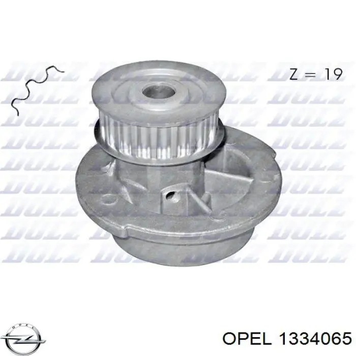 1334065 Opel bomba de agua
