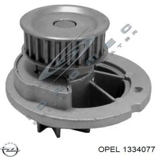 Motor de agua Opel 1334077