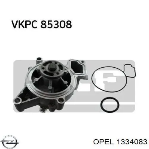Bomba de agua 1334083 Opel