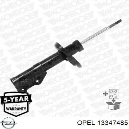 13347485 Opel Amortiguador frontal izquierdo