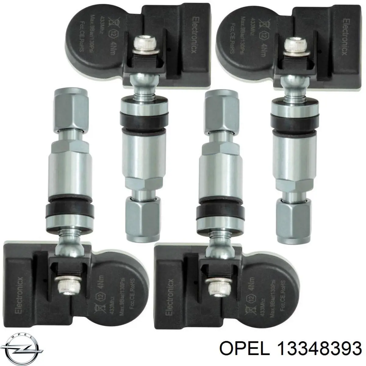 13348393 Opel sensor de presion de neumaticos