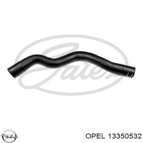13350532 Opel tubería de radiador arriba