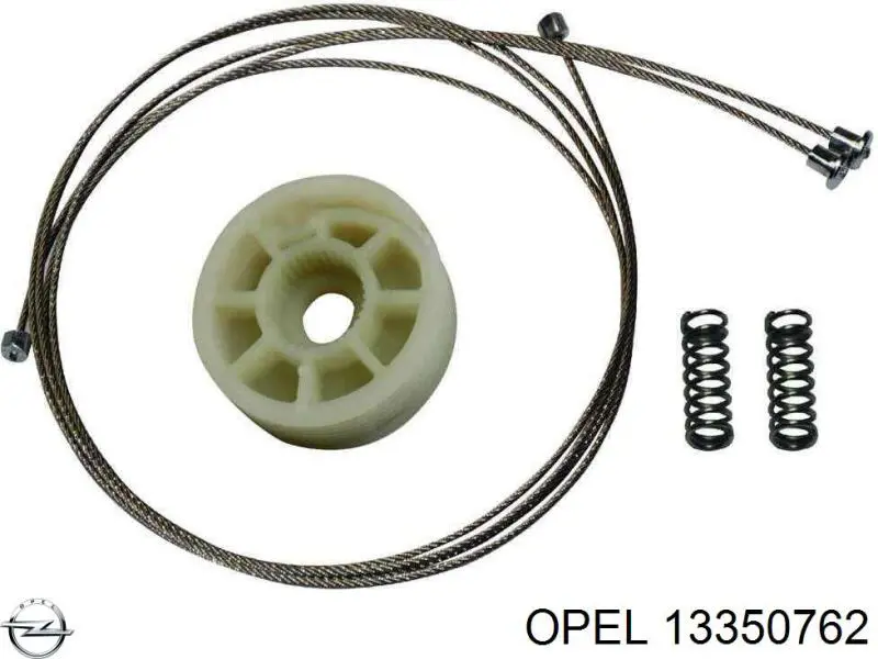 13350762 Opel mecanismo de elevalunas, puerta trasera izquierda