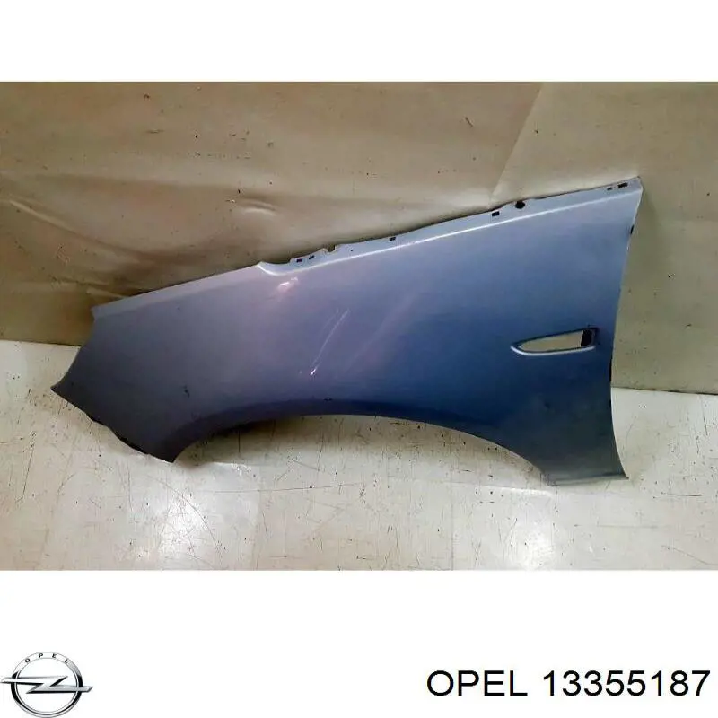 Aleta delantera izquierda 13355187 Opel