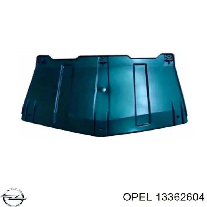 13362604 Opel protección motor /empotramiento