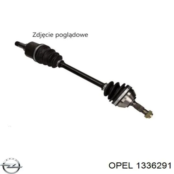 1336291 Opel conducto refrigerante, bomba de agua, de recepción