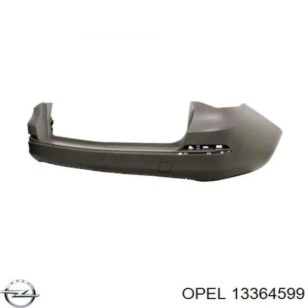 13364599 Opel parachoques trasero