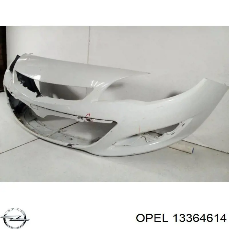 13364614 Opel paragolpes delantero