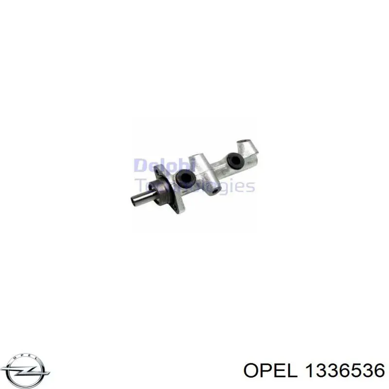 1336536 Opel tubería de radiador arriba