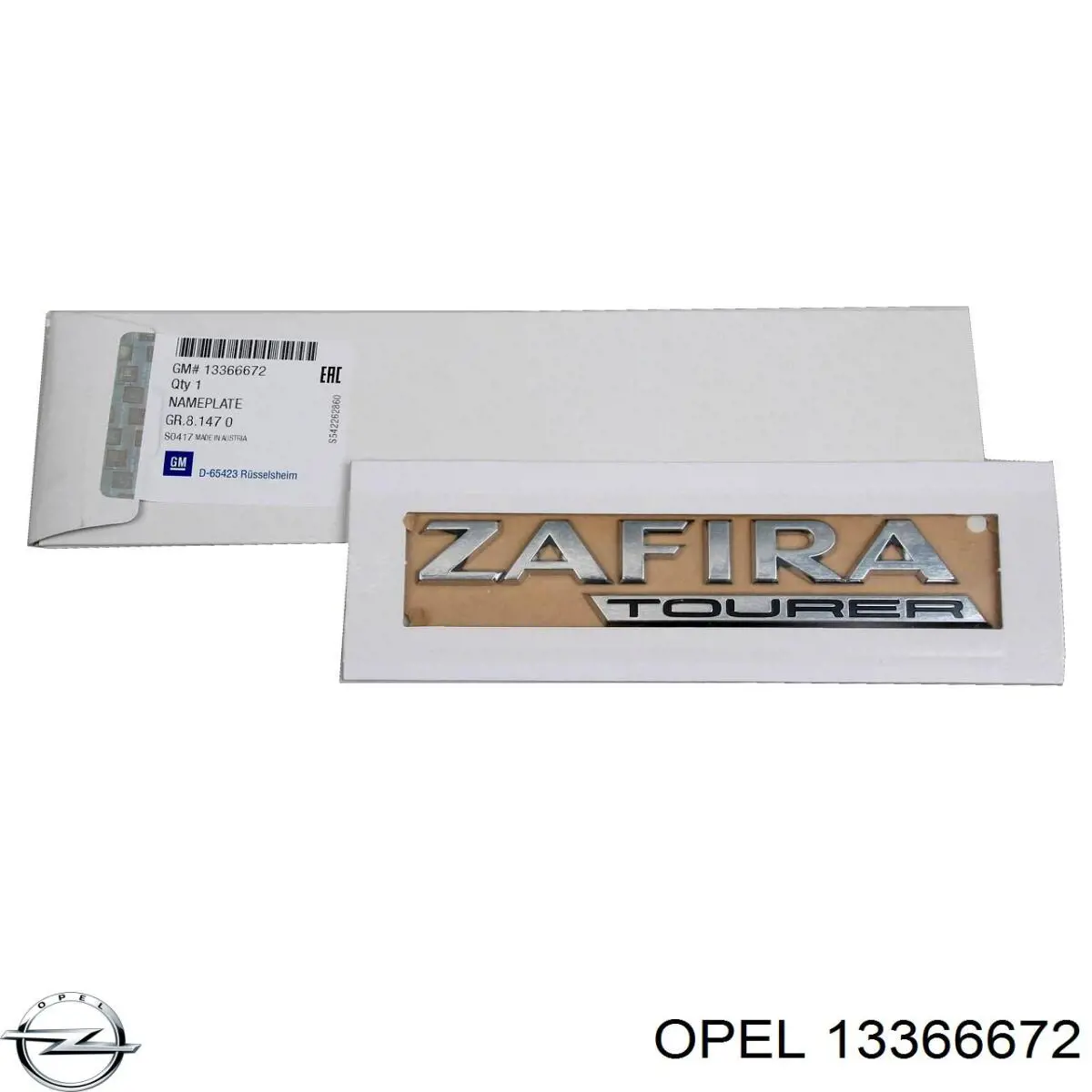 Logo Opel 13366672 precio, desde 45,72 EUR