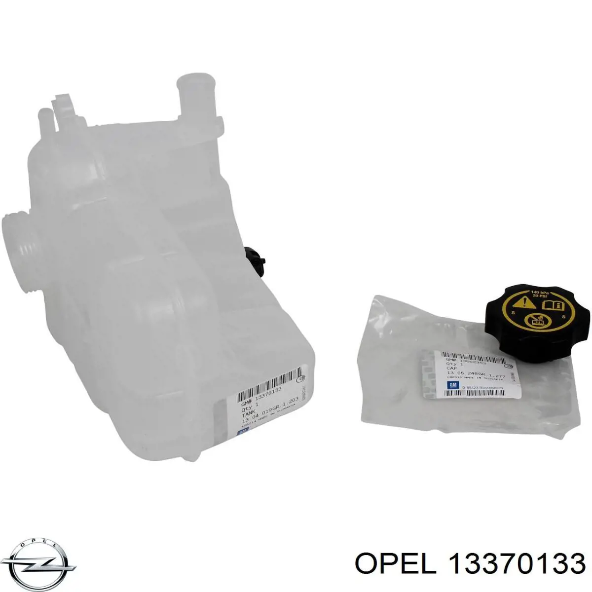 13370133 Opel botella de refrigeración