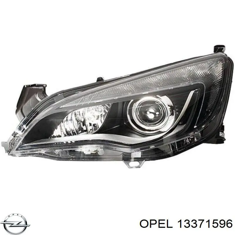 Faro derecho 13371596 Opel