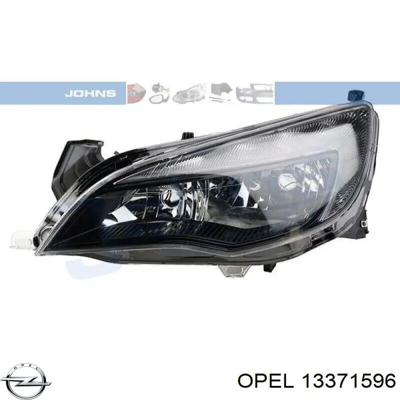 13371596 Opel Luz derecha