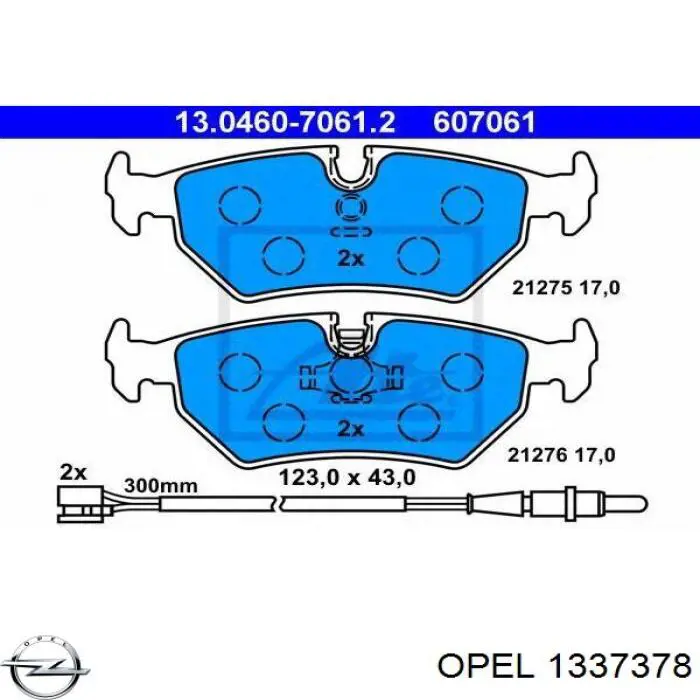 1337378 Opel manguera refrigerante para radiador inferiora