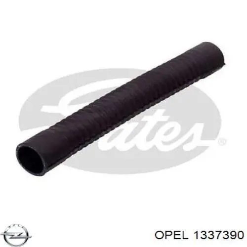 1337390 Opel tubería de radiador arriba