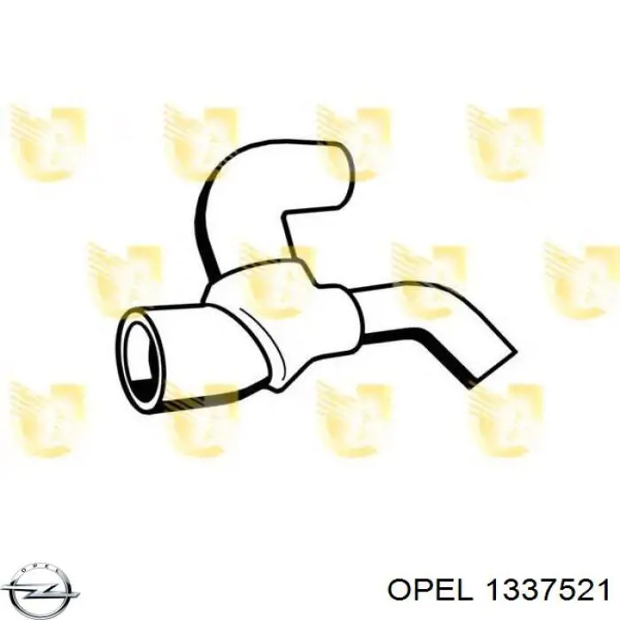 Manguera de admisión de la bomba de agua Opel 1337521 precio, desde 21,21 EUR