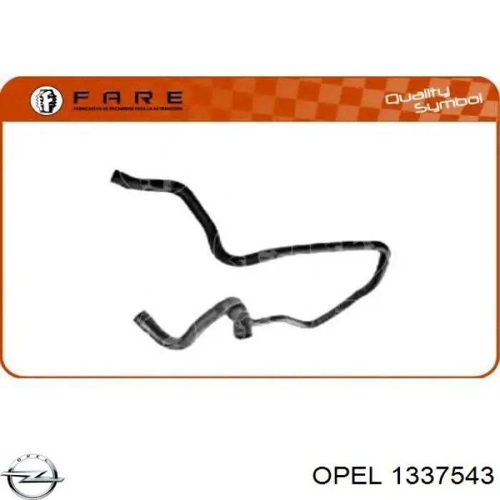 Manguera inferior del radiador Opel 1337543 precio, desde 21,46 EUR