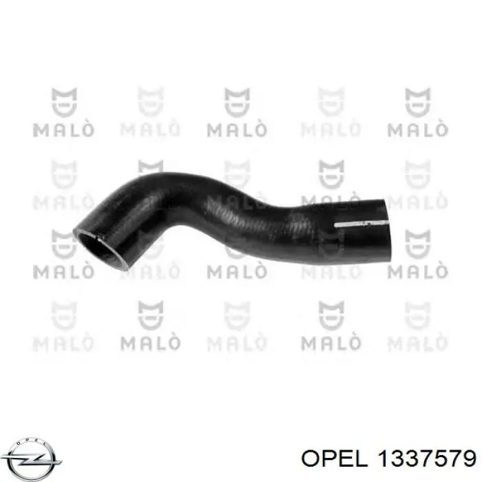 1337579 Opel Manguera superior del radiador