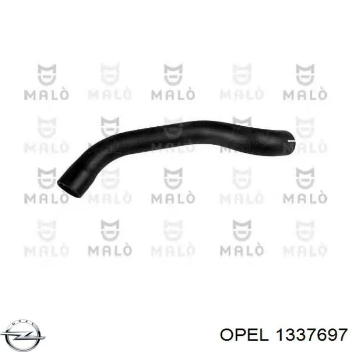 Manguera superior del radiador Opel 1337697 precio, desde 10,59 EUR