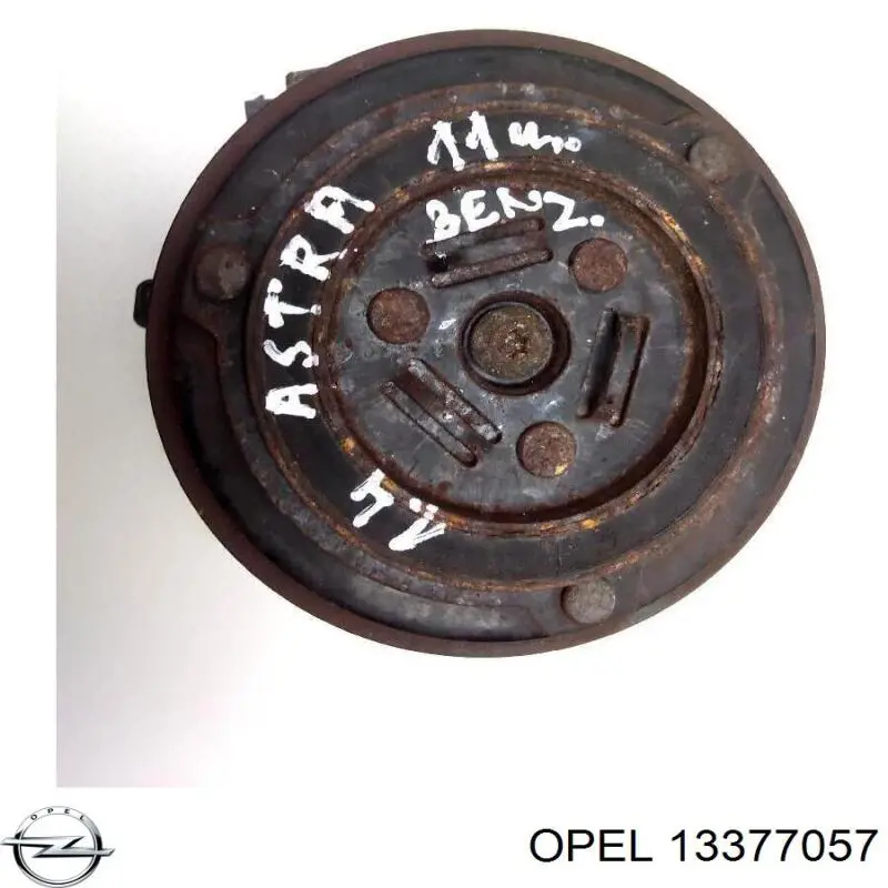 Compresor de aire acondicionado 13377057 Opel